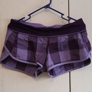 Lululemon speed shorts